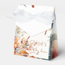 Elegante Wildblumen Babydusche Geschenkschachtel