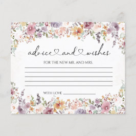 Elegante Wildblumen Beratung und Wünsche Brautshow