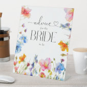 Elegante Wildblumen Beratung Unterzeichnung Sockelschild (In Situ)