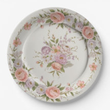 Elegante Wildblumen Blumenmuster Sommerhochzeit