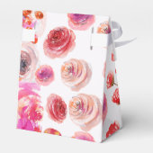 Elegante Wildblumen | Boho Brautparty Geschenkschachtel (Rückseite)