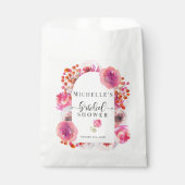 Elegante Wildblumen | Boho Brautparty Geschenktütchen (Vorderseite)