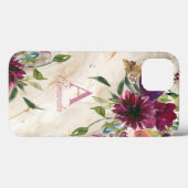 Elegante Wildblumen Case-Mate iPhone Hülle (Rückseite (Horizontal))