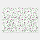 Elegante Wildblumen Geschenkpapier Set (Vorderseite 3)