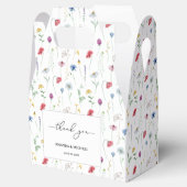 Elegante Wildblumen Geschenkschachtel (Geöffnet)