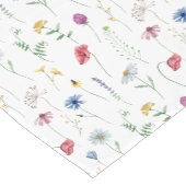 Elegante Wildblumen Kurzer Tischläufer (Ecke)