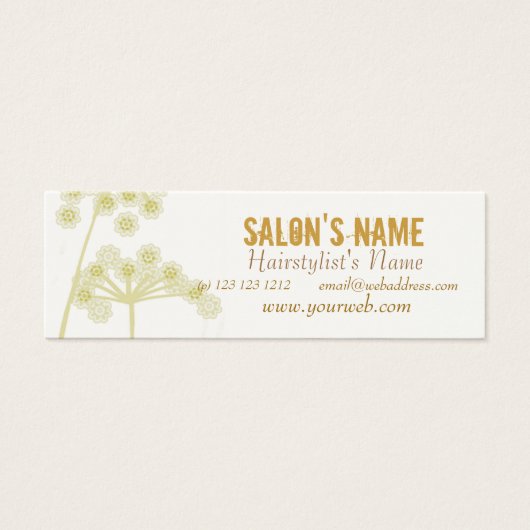 Elegante Wildblumen Moderne Berufliche Blumen (Vorderseite)