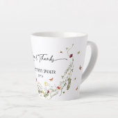Elegante Wildblumen Personalisiert Baby Duwer Gefa Milchtasse (Rechte Ecke)