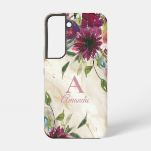 Elegante Wildblumen Samsung Galaxy Hülle