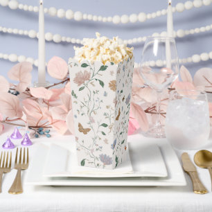 Elegante Wildblumen- & Schmetterlings-Toile-De-Jou Geschenkschachtel