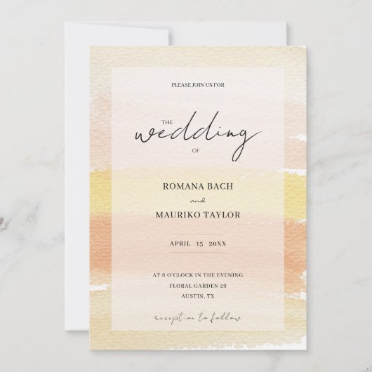 Elegante Wildblumen Wine tasting in der Fattoria M Einladung (Vorderseite)