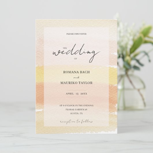 Elegante Wildblumen Wine tasting in der Fattoria M Einladung (Stehend Vorderseite)