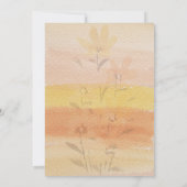 Elegante Wildblumen Wine tasting in der Fattoria M Einladung (Rückseite)