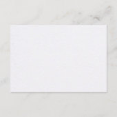 Elegante Wilde Blume Hochzeiten Details Begleitkarte (Rückseite)