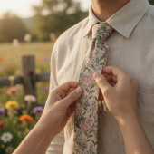 Elegante Wilde Rosen Blume Krawatte