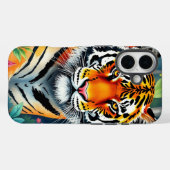 Elegante wilde Tigerfarbenmalerei Case-Mate iPhone Hülle (Rückseite (Horizontal))