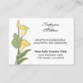 Elegante Wine Bar Begleitkarte (Vorderseite)