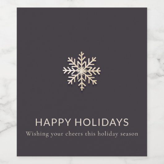 Elegante Wine Bar Weinetikett (Einzelnes Label)