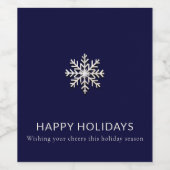 Elegante Wine Bar Weinetikett (Einzelnes Label)