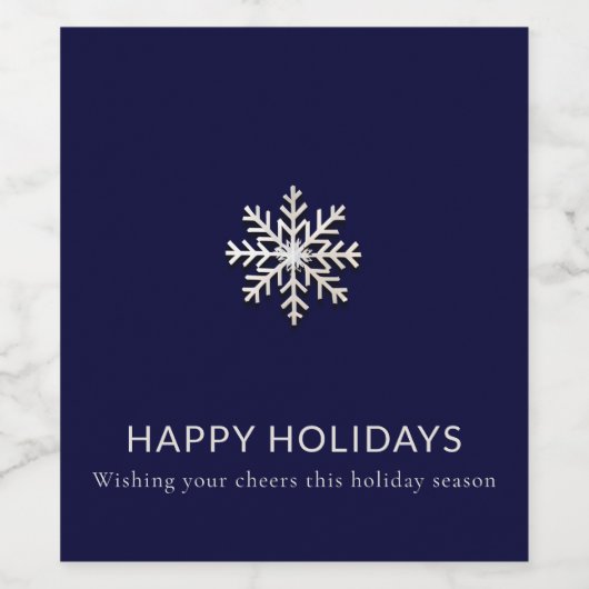 Elegante Wine Bar Weinetikett (Einzelnes Label)