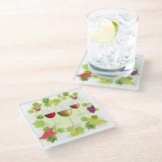 Elegante Wine Glasuntersetzer