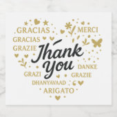 Elegante Wine & Sparkling Labels - Ideal für Gesch Schaumweinetikett (Einzelnes Label)