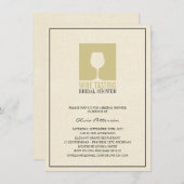 Elegante Wine tasting in der Fattoria Moncucchetto Einladung (Vorne/Hinten)