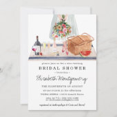 Elegante Wine tasting | Picnisches Brautparty (Vorderseite)