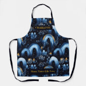 Elegante Winter Arch Muster Schürze mit Individuel (Vorderseite)