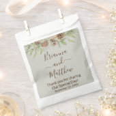 Elegante Winter Beige Gastgeschenk Hochzeit Bag Geschenktütchen (Ausgeschnitten)