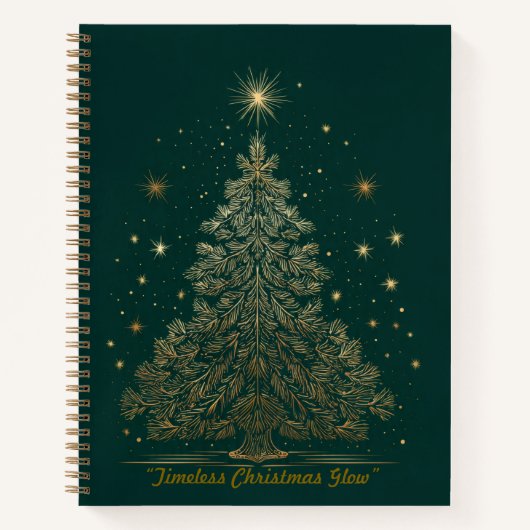 „Elegante Winter Celebration“ Notizblock (Vorderseite)