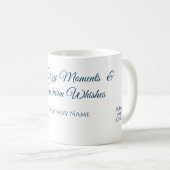 Elegante Winter Forest Corporate Holiday Geschenke Kaffeetasse (VorderseiteRechts)