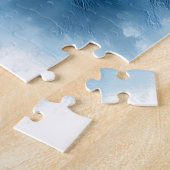 Elegante Winter Forest Corporate Holiday Geschenke Puzzle (Seite)