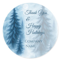 Elegante Winter Forest Corporate Holiday Geschenke