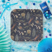 Elegante Winter Paper Teller mit Pinecones (Party)