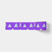 Elegante Winterbäume Ripsband (Vorderseite)