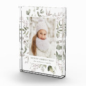 Elegante Winterfolien und Snowberries Fotoblock (Rechts)