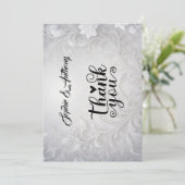 Elegante Winterhochzeit Einladung (Stehend Vorderseite)