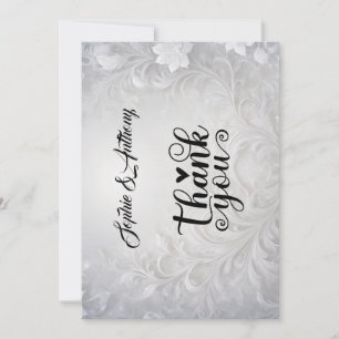 Elegante Winterhochzeit Einladung