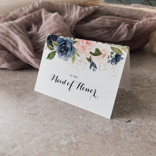 Elegante winterliche florale Dankeskarten für die  Dankeskarte