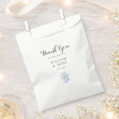 Elegante Winterschneeflocken Hochzeit Geschenktütchen (Ausgeschnitten)