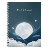 Elegante Wintervibes Classic Notizblock (Vorderseite)