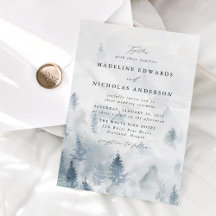 Elegante Winterwald-Hochzeit