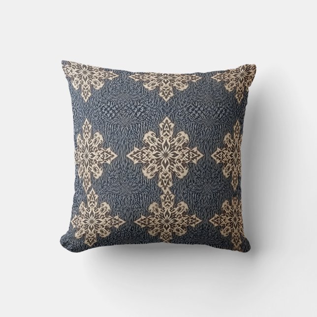 Elegante Wirbel-Cushions mit komplexen Mustern Kissen (Vorderseite)