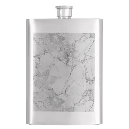 Elegante Wirbel Flachmann (Vorderseite)