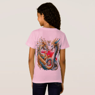 Elegante Wirbel in Gold, Silber, Blau, Gelb T-Shirt