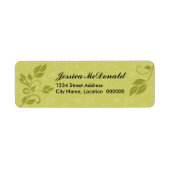 Elegante Wirbel und Blätter (Vorne)