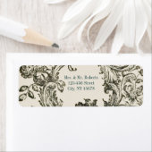 elegante Wirbel Vintage Pfauenhochzeit (Insitu)