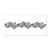 Elegante Wirble Blumenzauberkunst Gummistempel (Prägung)