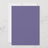Elegante Wisteria Branch Floral Save the Date Card Einladung (Rückseite)